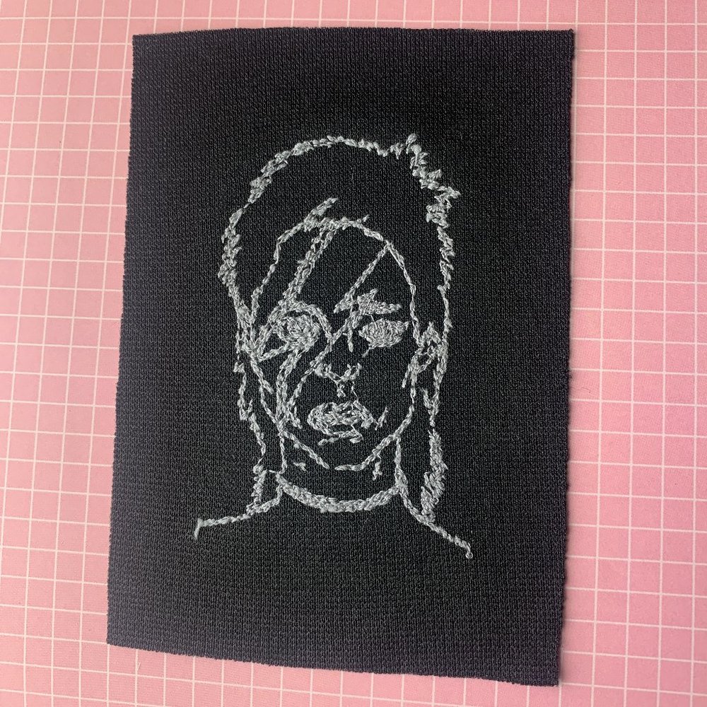 Bowie  / Prince Embroidered Patch